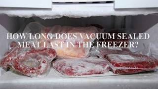 How Long Does Vacuum Sealed Meat Last in the Freezer [upl. by Ahsekram435]