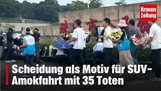 Scheidung als Motiv für SUVAmokfahrt mit 35 Toten  kronetv NEWS [upl. by Mara55]