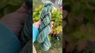 Handspun yarn start to finish fiberarts yarn handspunyarn Sanitamakescrochetitems [upl. by Masson]