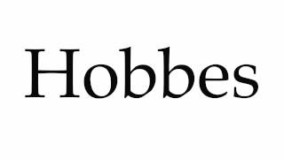 How to Pronounce Hobbes [upl. by Boyer]