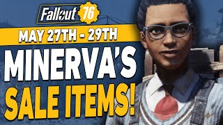 Fallout 76 Minerva Sale Location  May 27th  29th [upl. by Laenaj355]