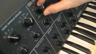 Korg MS 10 monophonic synth [upl. by Ferrigno]