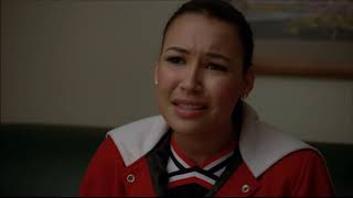 Glee  Figgins Tells Brittana To Stop Kissing In Public 3x13 [upl. by Fawne]