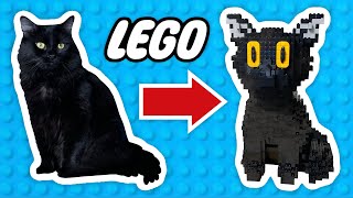 I Made My Cat Out of Lego Lifesized [upl. by Enait]