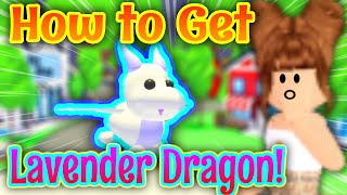 How To Get The NEW LAVENDER DRAGON😲 in Adopt Me Roblox Adopt Me Lavender Dragon [upl. by Loseff]