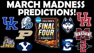 Filling Out Joe Lunardi’s BRACKETOLOGY MARCH MADNESS BRACKET PREDICTIONS [upl. by Nahtnaoj861]