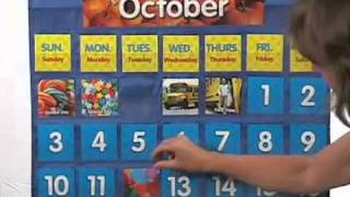 Scholastic Teaching Resources Monthly Calendar Pocket Chart [upl. by Nasah936]