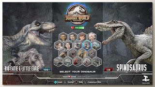 TREX VS SPINOSAURUS EVOLUTION in VIDEO GAMES 20032023 Jurassic World [upl. by Sela]