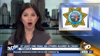 At least one killed in Temecula crash [upl. by Steffane]