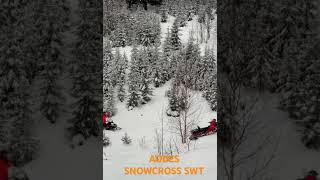 Aodes SNOWCROSS SWT широкогусеничный снегоход offroad [upl. by Lednahc]