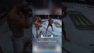 Carlos Prates fight week ufc mma youtubeshorts [upl. by Yborian]