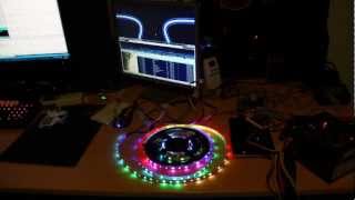 Testing my WS2811 LED strip [upl. by Nowell]