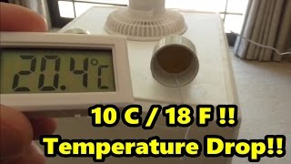 DIY Air Conditioner Cooler  Summer Test Run [upl. by Gran846]