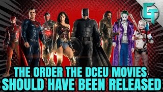 How The DCEU Movies Should Have Been Released  TC Does Comics [upl. by Sirdna]