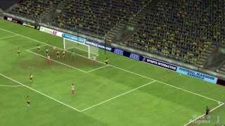 PreBeta FM14 Match Engine Footage English version [upl. by Adnalay591]