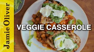 Veggie Casserole  Jamie Oliver  ONE [upl. by Ahsetal]