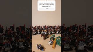 Attack of the Old Guard at waterloo history shorts lego waterloo napoleonicwars minifigs lego [upl. by Shirlee540]