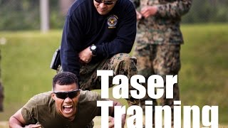 Marine Police Officers Train with Tasers [upl. by Swayne831]