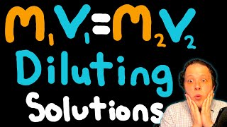 Solution Dilutions How to Make and Calculate Dilutions using M1V1M2V2 with Examples [upl. by Janka]