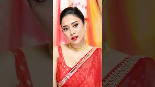 ✨ দুর্গাপুজো Look 5 ❤️ Full Tutorial 🤩shortsaday colorfulleyes makeuptutorial barshapatra [upl. by Anallese57]