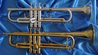 Comparison Callet Jazz amp French Besson Meha Trumpets [upl. by Tam39]