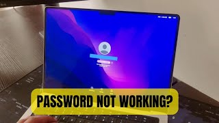 Macbook Not Accepting Password  reset password [upl. by Camala]