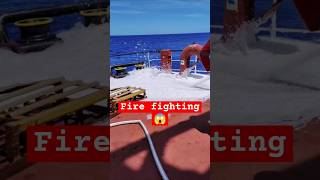 SHIP FIRE FIGHTING SYSTEM😱😱youtube travel merchantships ytshorts shorts [upl. by Betsy]