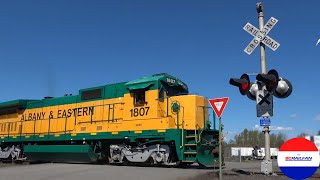 Private Railroad Crossing  Weyerhaeuser Entrance near Waterloo OR [upl. by Kanya]