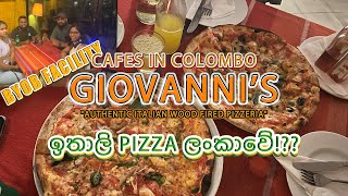 Italian Pizza in Colombo  ඉතාලි PIZZA ලංකාවේ  Giovanni’s  Cafes in Colombo  placetoplace [upl. by Beisel]