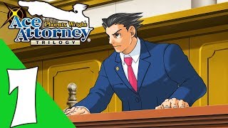 Phoenix Wright Ace Attorney Trilogy Walkthrough Gameplay Part 1  No Commentary PC Remastered [upl. by Jaye857]