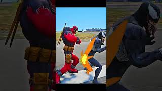 GTA 5  Random Black Venom VS She Hulk SuperHero Battle 🔥 Shorts Battle shortsfeed [upl. by Eibob914]