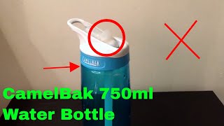 ✅ How To Use CamelBak 750ml Water Bottle Review [upl. by Walcott]