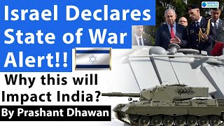 Israel Declares State of War Alert  Why this will Impact India [upl. by Ahsiken]