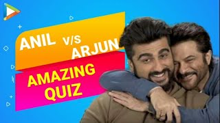 Arjun Kapoor amp Anil Kapoor PLAY The Most HILARIOUS QUIZ Ever  Mubarakan [upl. by Kinnon]