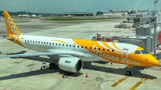 INAUGURAL SCOOT TO MALACCA REVIEW  Embraer E190E2  TR408 Singapore to Malacca [upl. by Curtis]