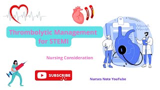 Thrombolytic Therapy for STEMI  Myocardial Infarction Management  Thrombolytic Medication [upl. by Hsara]