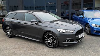 2017 17 FORD MONDEO 20 STLINE TDCI 5D 177BHP GY17JTV [upl. by Nomit]