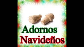 Adorno navideño con corchos [upl. by Zippel]