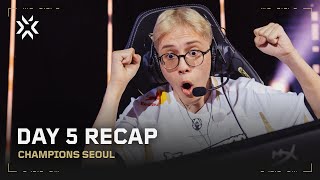 Playoff Qualifications Begin  VALORANT Champions Seoul Day 5 Highlights [upl. by Hollingsworth366]