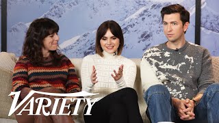 Emilia Jones Nicholas Braun and Susanne Fogel Talk Cat Person at the 2023 Sundance Film Festival [upl. by Sartin]