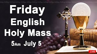 Catholic Mass Today I Daily Holy Mass I Friday July 5 2024 I English Holy Mass I 500 AM [upl. by Oj]