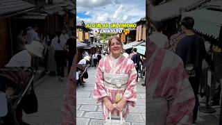 Alquilar un kimono en Kioto 👘  Experiencia en Japón con precio 💵 japam kioto kimonorental [upl. by Eyot]