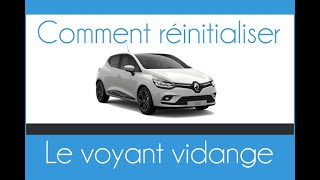 Comment enlever le voyant EntretienVidange sur une CLIO 4 [upl. by Vasti]