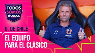 Universidad de Chile posible alineación para el clásico universitario  Todos Somos Técnicos [upl. by Stephani]