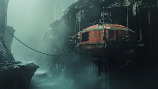 Hidden Outpost  Mysterious Dystopian Ambient Music  Dark Meditative Sleep Ambience [upl. by Otrevire]