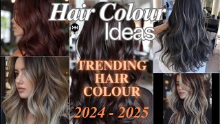 Trendy Hair Colour Ideas to Try This Season  Hair Colour Inspiration for Winter 2024  2025 [upl. by Egni]