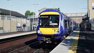 ScotRail Class 170 Departing Markinch  TSW 4 [upl. by Potter]