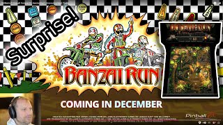 Vertical Playfield Surprise 🎮 Reacting to the Banzai Run Pinball FX Announcement [upl. by Alaric]