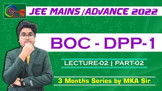 ✅ Lec2  DPP on Basic Organic Chemistry BOC  IITian Explains 🔥 [upl. by Jadwiga]