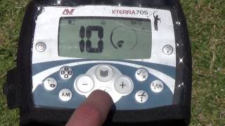 Minelab Xterra 705 Beach Settings [upl. by Irolav98]